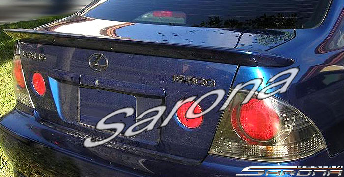 Custom Lexus IS300 Trunk Wing  Sedan (2000 - 2005) - $215.00 (Manufacturer Sarona, Part #LX-017-TW)